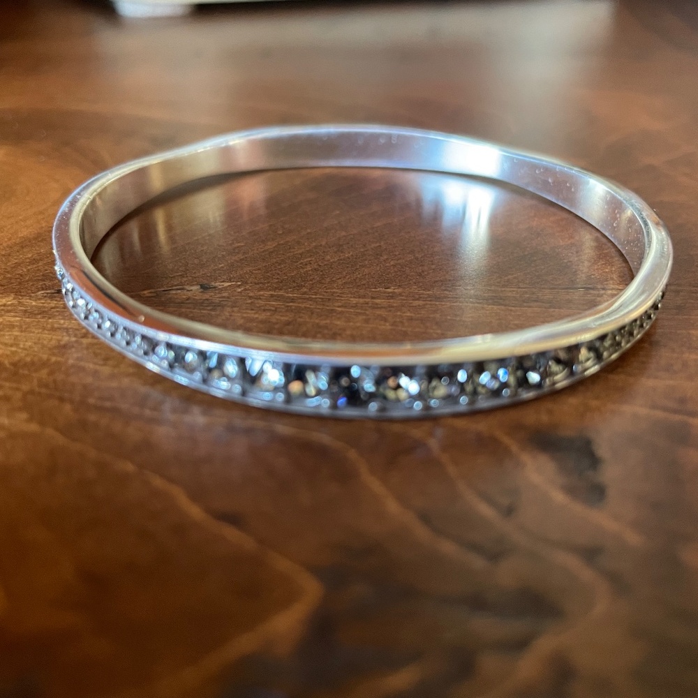 Brighton Black Stone Bangle Bracelet - Picture 2 of 2